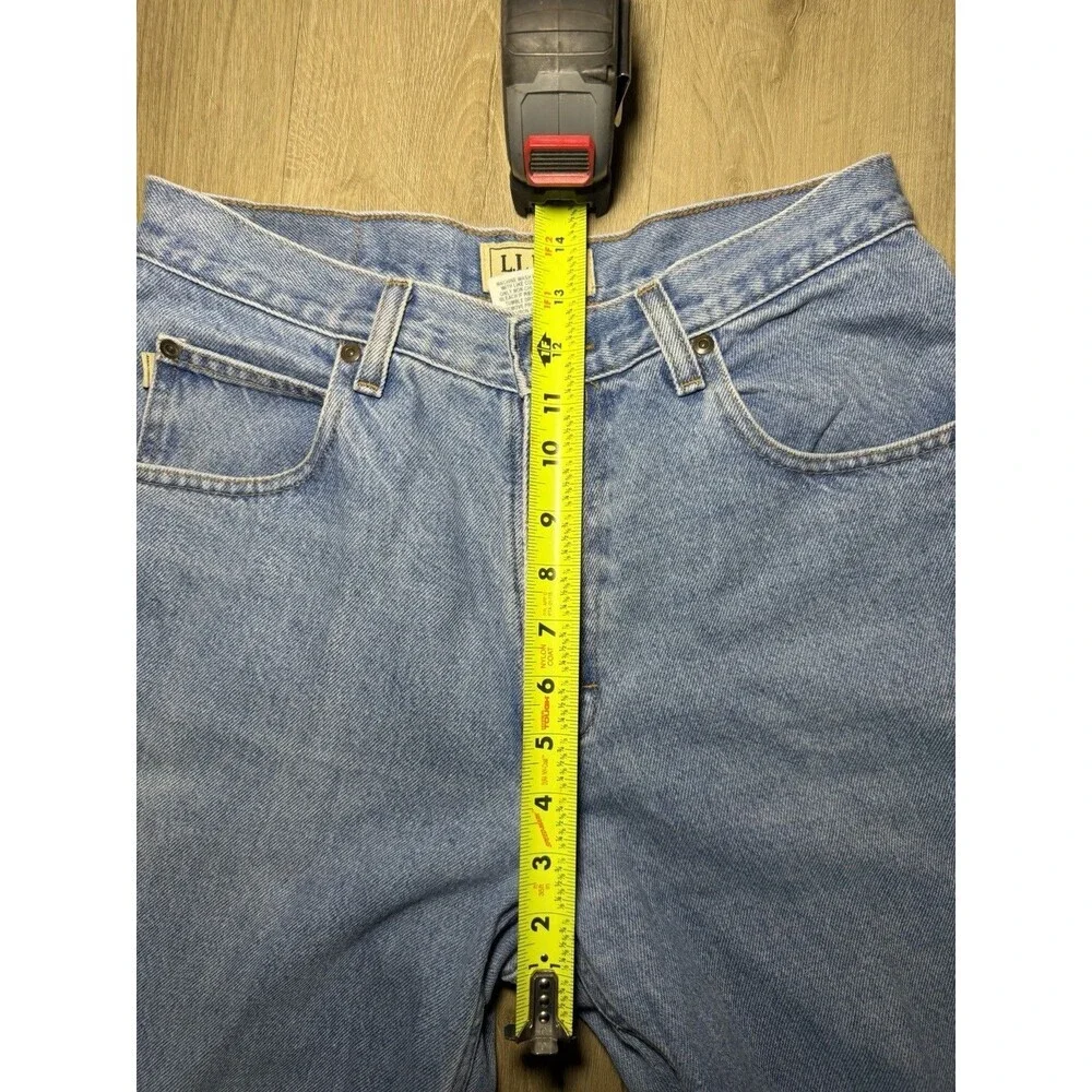 L.L. Bean Relaxed Fit Jeans Men’s Light Blue Denim Straight Leg